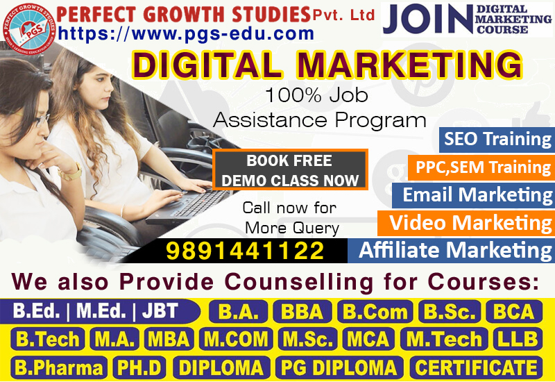 Digital Marketing Banner | Perfect Growth Studies